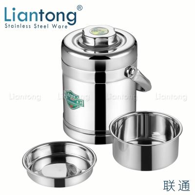 Κίνα Liantong 1.2L 1.4L 1.6L 1.8L 2.0L Viable Stainless Steel Food Container Bento Box Thermal Insulated Hot Carrier προς πώληση