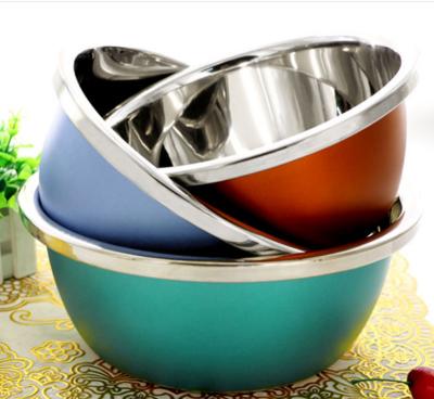 China Sustainable High Quality Stainless Steel Bowl Set Promotion Gift Te koop