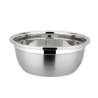 Chine Sustainable High Quality Food Grade Stainless Steel Mixing Bowl SUS304 Normal Deep Wash Basin Bowl à vendre