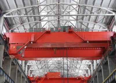 China QD Double Girder EOT Crane Bridge Crane , Heavy Duty Lift Equipment 10 Ton - 550 Ton for sale