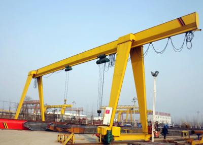 Chine Grue de portique simple de poutre de 20 tonnes, structure de botte une grue de portique de cadre à faible bruit à vendre