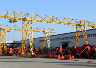 China 20 Ton Truss Single Girder Gantry Crane For Granite Industry / Cement Pipe Industry for sale