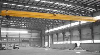 China Light Weight Single Girder Overhead Crane 5 Ton , LDA Type Safety EOT Crane for sale