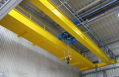 China LH Model Double Girder Travelling Overhead Crane EOT Crane with Electric Hoist Trolley for sale