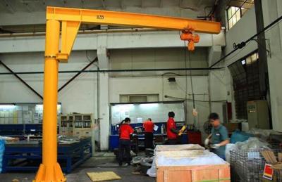 China 360 Degree Slewing Column Mounted Jib Crane 1 Ton / 2 Ton / 3 Ton / 5 Ton / 10 Ton for sale