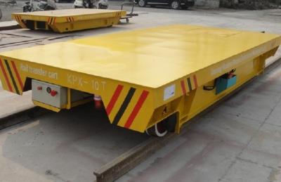 China Battery Powered On Rail Transfer Cart Trolley Heavy Duty 10 Ton To 300 Ton for sale