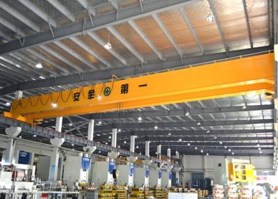 China Double Girder Bridge Crane With Electric Hoist Trolley , LH Workstation Bridge Crane for sale