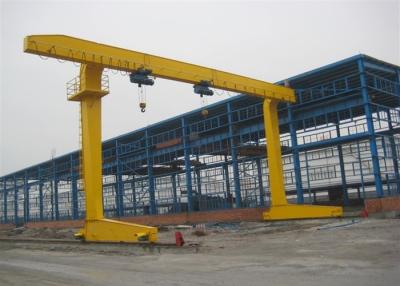 China Rail Mounted Single Beam Gantry Crane With Weight Overload Protection Device for sale