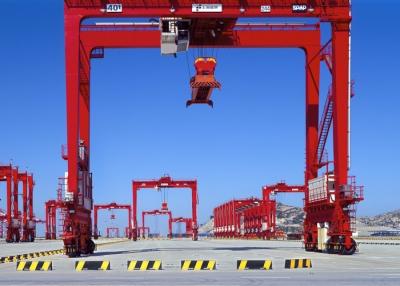 China Mobile Rubber Tired Gantry Crane Double Girder , Container Handling Gantry Crane for sale