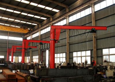 China Small Powered Rotation Slewing Jib Crane Hoisting Equipment With Pillar Fixed for sale