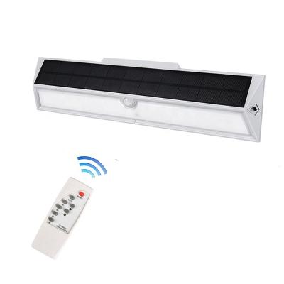 China Outdoor Garden Solar Panel Wall Motion Sensor Lights Upgraded Light with IP65 Waterproof with Wide Angle for sale