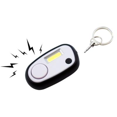 China With Alarm Function--Pull Out Socket 120DB LED Security Key Chain Alarm Light, Mini Portable Plastic Key Chain Lights with Buzzer Self Defense for Women and Children for sale