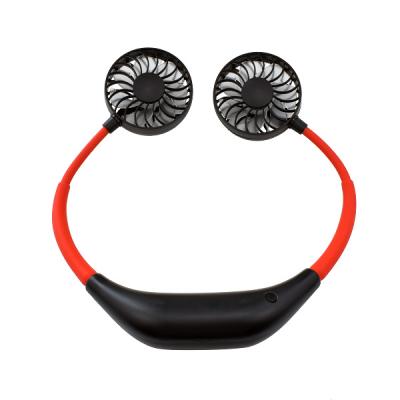 China Foldable Portable Rechargeable USB Mini Air Cooling Sports Lazy Neck Fan for sale