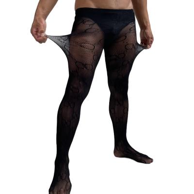 China Mesh StockingsMens Gay Underwear Pantyhose Seamless Stretchy Skinny Hot Breathable Hosiery Gay Underwear Tights For Men for sale