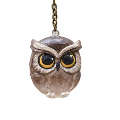 China Europe and America Owl Wooden Keychain high quality animal from Europe and America best-selling for sale