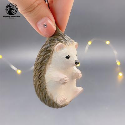 China Creative Europe Design Hand - Carved Wooden Phonechain Cute Hedgehog Shape for sale