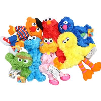 China High Quality Custom Plush Toy Manufacturer Sesame Street Stuffed Cartoon Doll Plush Toy for sale