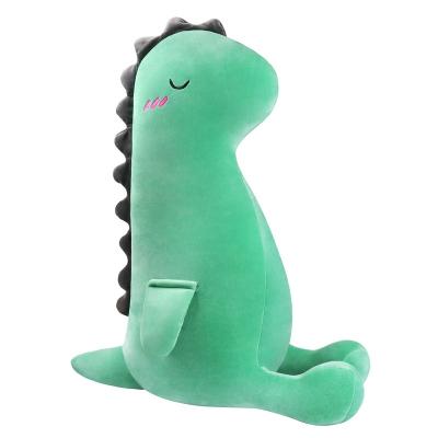 China Super Soft Animal Stuffed Animal Plush Toy Cute Stuffed Plush Doll Pillow Dinosaur Amazon Plush Long Warm Hug Pet Kawaii Stuffed Squishy Pillow for sale