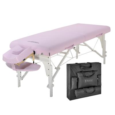 China Modern Head Extra Wide Portable Folding Memory Foam Massage Table Lash Bed Acupuncture Bed From Factory 31Inch Massage Large With Bag for sale