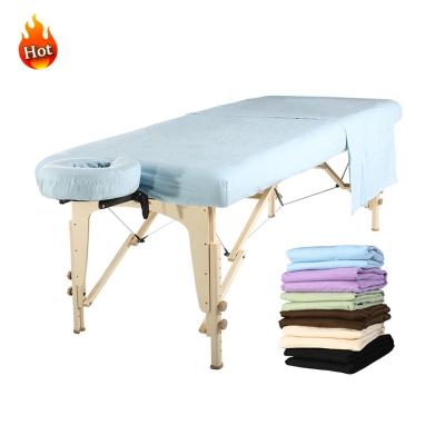 China Mt Factory Direct Cheap Price Universal-Size Folded Washable Colorful High Quality Microfiber 3 Pieces Blanket Set Table Massage Flannel for sale