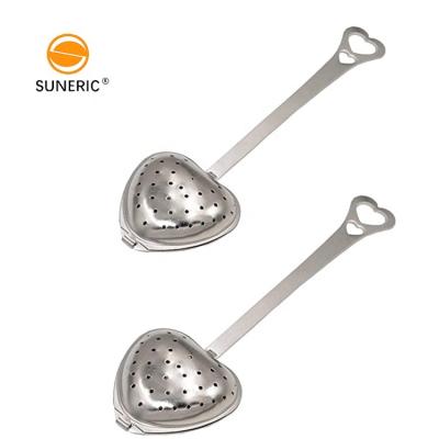 China Viable Factory Wholesale Custom Stainless Steel Heart Shape Loose Leaf Tea Strainer Tea Infuser for sale