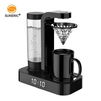 China Sustainable Home Use Electric Pour Over Coffee Machine With Clock Display Fully Automatic Coffee Machine for sale