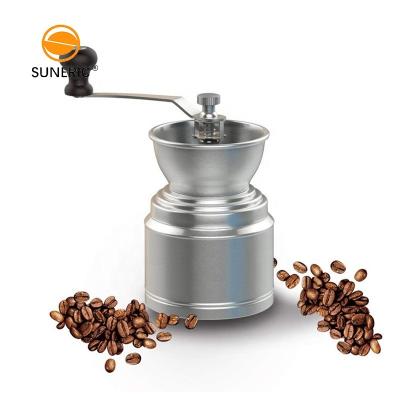 China Durable Folding Adjustable Manual Operated Stainless Steel Grinder Coffee Bean Blade Burr Hand Coffee Grinder for sale