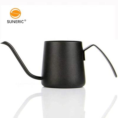 China Stocked Hanging Coffee Pot 250ml 350ml Hand Drip Ear Drip Stainless Steel Pour Over Coffee Kettle Gooseneck for sale