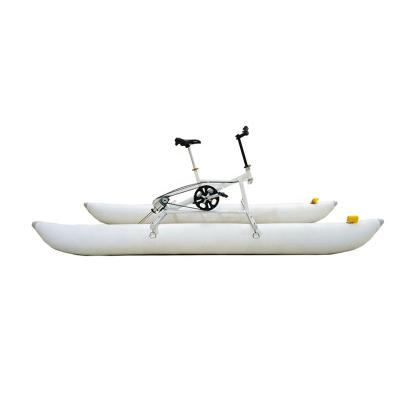 China Popular Water Bike Factory Adult Inflatable Pedal Water Exercise Cycle Bike Lightweight Inflatable Pedal Floating Bicycle for sale