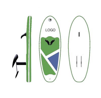 China Professional Unisex Wing Surfing Inflatable Surf Foil Paddle Board Wing Foil Board New Size No Wind or Waves for sale