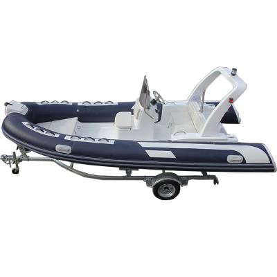 China High Quality Fiberglass China Manufacture Rib Boats Fiberglass Hypalon Inflatable Luxury Yacht for sale