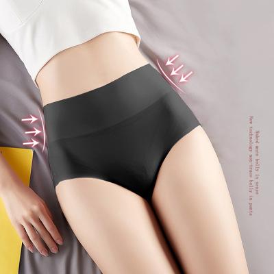 China Solid Color Seamless Panties Antibacterial Women's Antibacterial Women's Cotton Ladies One-Piece Thong for sale