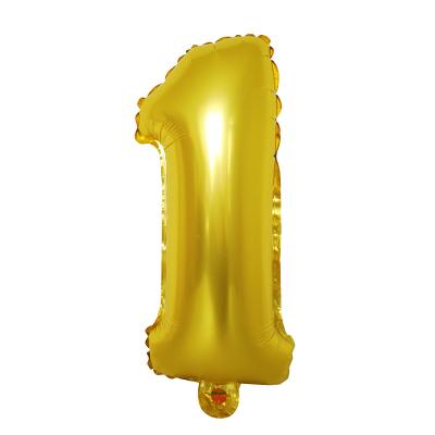 China Party Show Promotion Gift 32inch NUMBERS Foil Balloon For Birthday Party Decoration Balloons for sale