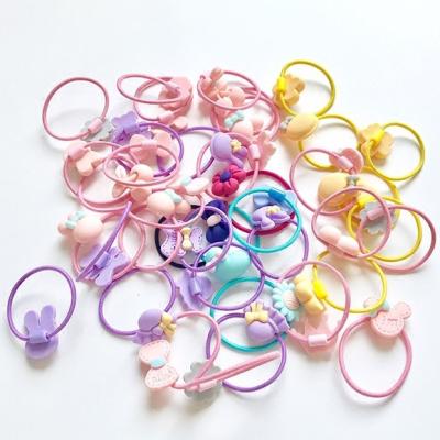 China Common Assorted Cheap Cute Hair Ties Factory Designs Eco-friendly Material Rubber Headbands Supply Eco-Friendly For Girls Kids Elastic Headbands Hair Accessories for sale