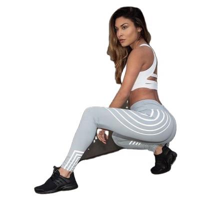 China High Quality Breathable Gymwear Sports Leggings Custom Printed Spandex Fitness Yoga Pants Wholesale for sale