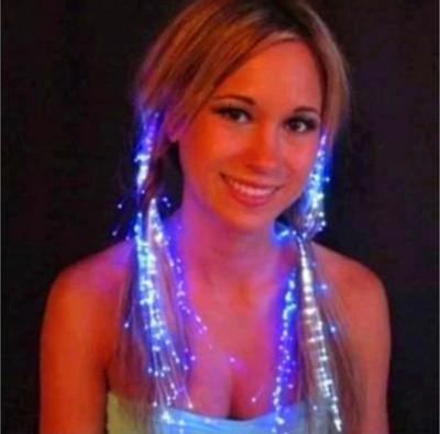 China Festival Decoration Party Supplies Nightclub Lights- Led Hair Lights Hair Barrette Flashing Alternative Multicolor Clips for sale