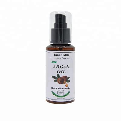 China Argan Essential Oil Natural Organic Moisturizing Repairing Moisturizer Hair Care for sale