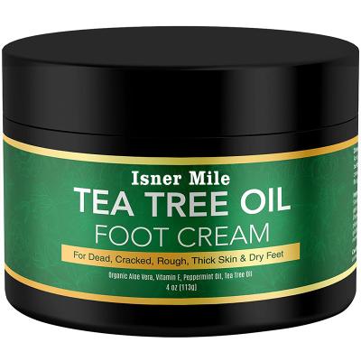 China Moisturzing Natural Organic Foot Care Tea Tree Oil Moisturizing Fast Relief Heel Foot Cream Suitable For Dry Cracked Heels for sale