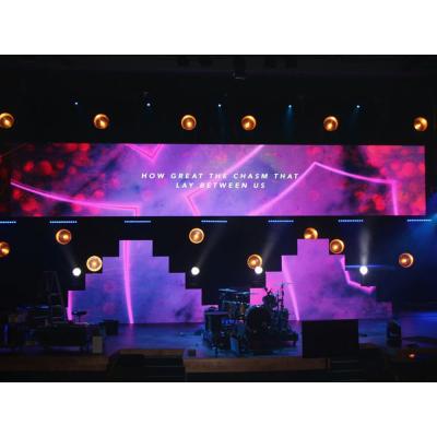 China Indoor Hot Selling 500X1000 500Mm X 1000Mm 500X1000Mm 1000 500 3.91 P3.9 P3.91 Cabinet Billboard Stage Background Indoor Led Screen for sale