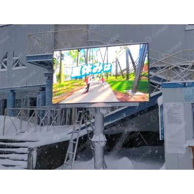 China Outdoor SDK Mars P6 Canbest Pillar Led Fixed Video Billboard Advertising Screen Billboard Wall Banners Board 6mm Pole Sign for sale