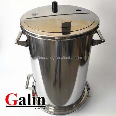 China Galin GLM-G-Blue Powder Coating Hopper / Powder Coating Tank 55L HT1 for sale