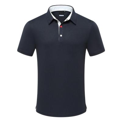 China Best and Cheapest Anti-wrinkle Plain OEM Golf Polo T Shirts Golf Clothing For Men for sale