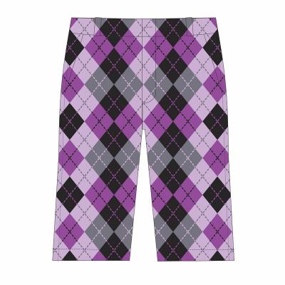 China Anti-wrinkle Sublimation Printing Custom Printed Stretch Mens Golf Shorts for sale