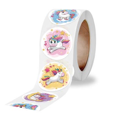 China Waterproof+Eco-friendly+reusable Reward Sticker For Kids Unicorn Animal Cute Pattern Animals Cartoon Stickers for sale