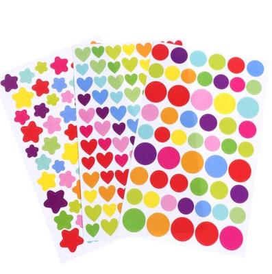 China Waterproof+Eco-friendly+reusable Star Heart Stitch DIY Decals Sticker Toys For Kids For Notebook Scrapbook Album for sale