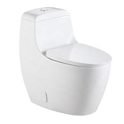 China Stable Bathroom Ware Sanitary Toilet Made in China Chaozhou Quality Factory Double-Flow Set One-Piece Toilet with Siphon Flush for sale