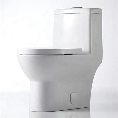 China North American Modern Flush Double Siphonic Double Flush Ceramic One Piece Bathroom Sanitary Ware Double-Flow CUPC Watersense WC Sanitary Toilet For Home for sale