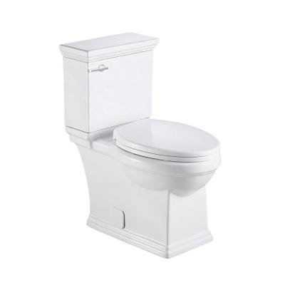 China Top Selling Two Piece Soft Glazed Toilet Set Bidet Floor Wc Modena Toilet Set Modern Bathroom Ceramic Standing Sanitary Ware for sale