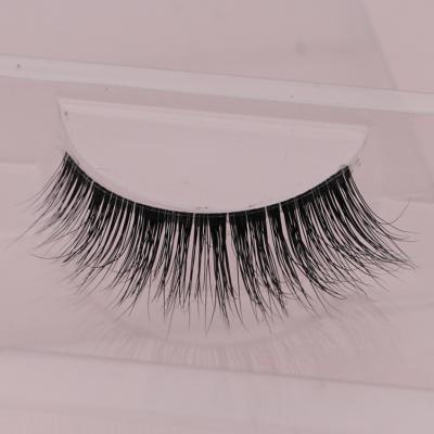 China Extremely natrual and comfortable on your eyes; Sanpurse Cruelty Free Lashes Full Strip Lashes Styles 10mm 12mm 15mm Real Natural Mink 3d Lashes Clear Strip Lashes for sale