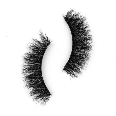 China Extremely natrual and comfortable on your eyes; new arrival cruelty free design wholesale soft light fluffy thick baby wave false eyelashes with your own brand for sale